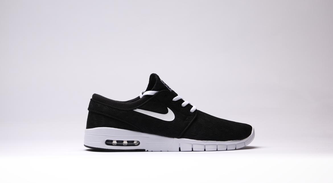 Nike stefan janoski black and white best sale